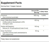 Grüner Kaffee-Komplex 550,5 mg – 60 Kapseln