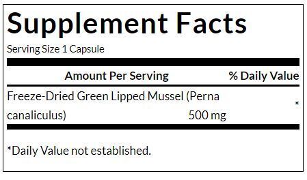 Grünlippmuschel 500 mg/60 Kapseln - 0