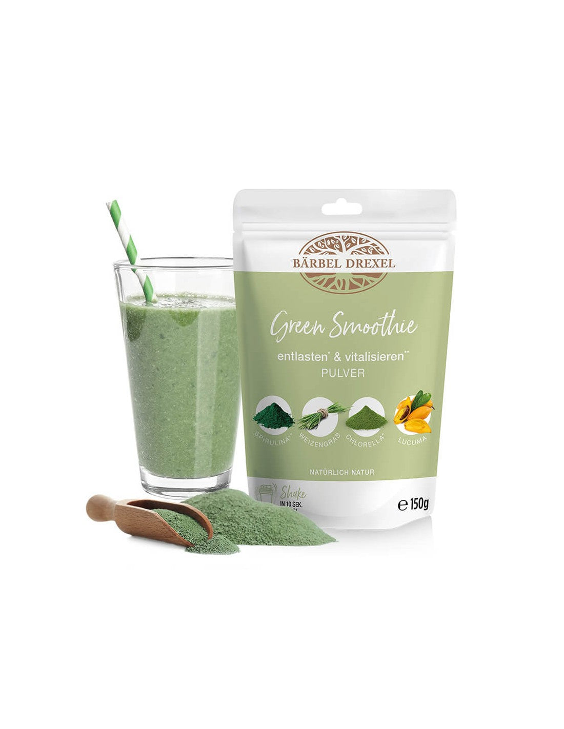 Grüner Smoothie (Mischung aus grünen Bio-Lebensmitteln), 150 g <tc>Bärbel Drexel</tc>