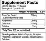 Grüner Tee 500 mg/60 Kapseln