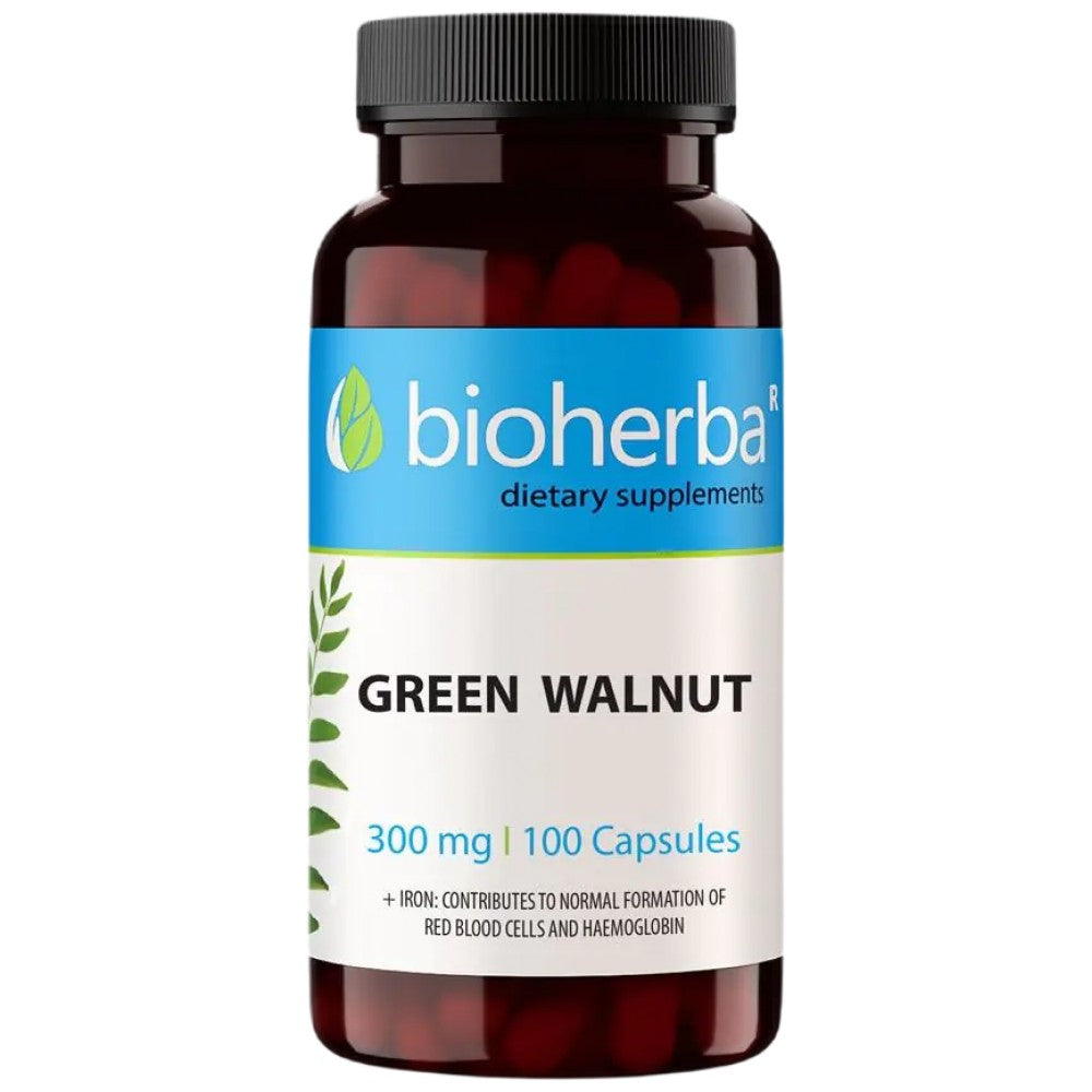 Grüne Walnuss 300 mg – 100 Kapseln