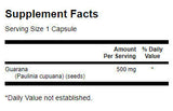 Guarana 500 mg – 100 Kapseln
