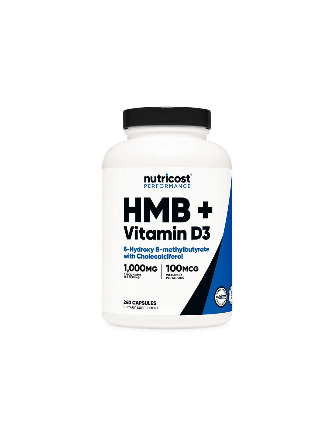 Pflege für Knochen, Gelenke und Muskeln – HMB + Vitamin D3, 240 Kapseln
