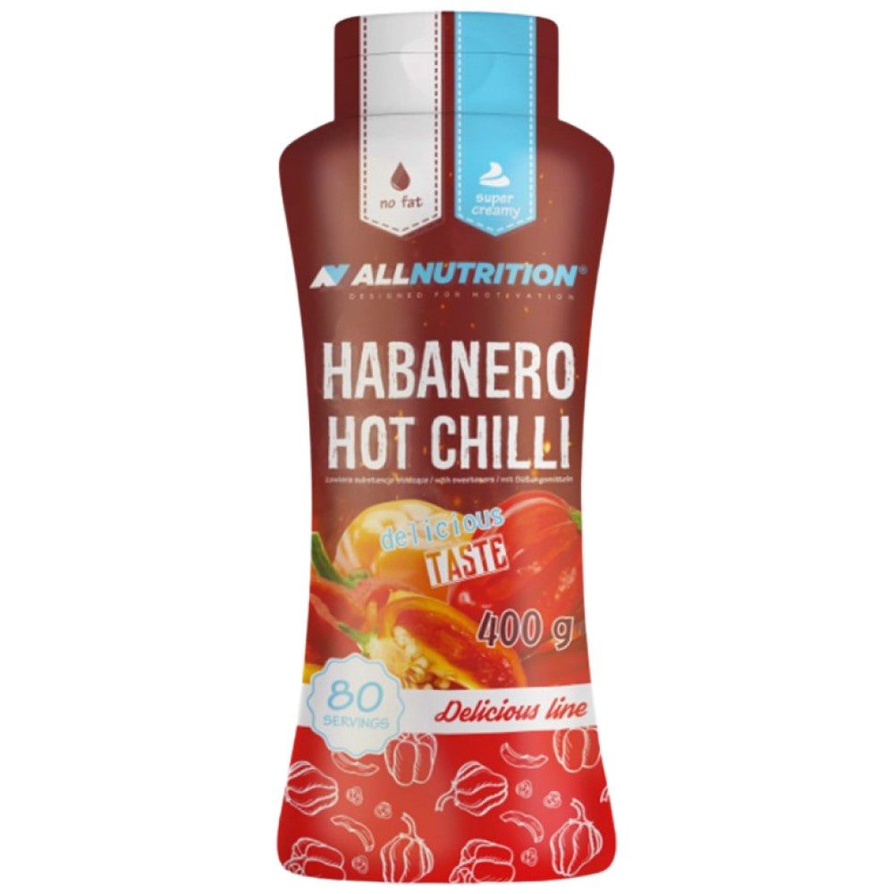 Habanero scharfe Chilisauce | Kalorienarm – 400 ml