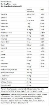 Haarvitamine | Mit Biotin, Zink und Kupfer 60 Tabletten