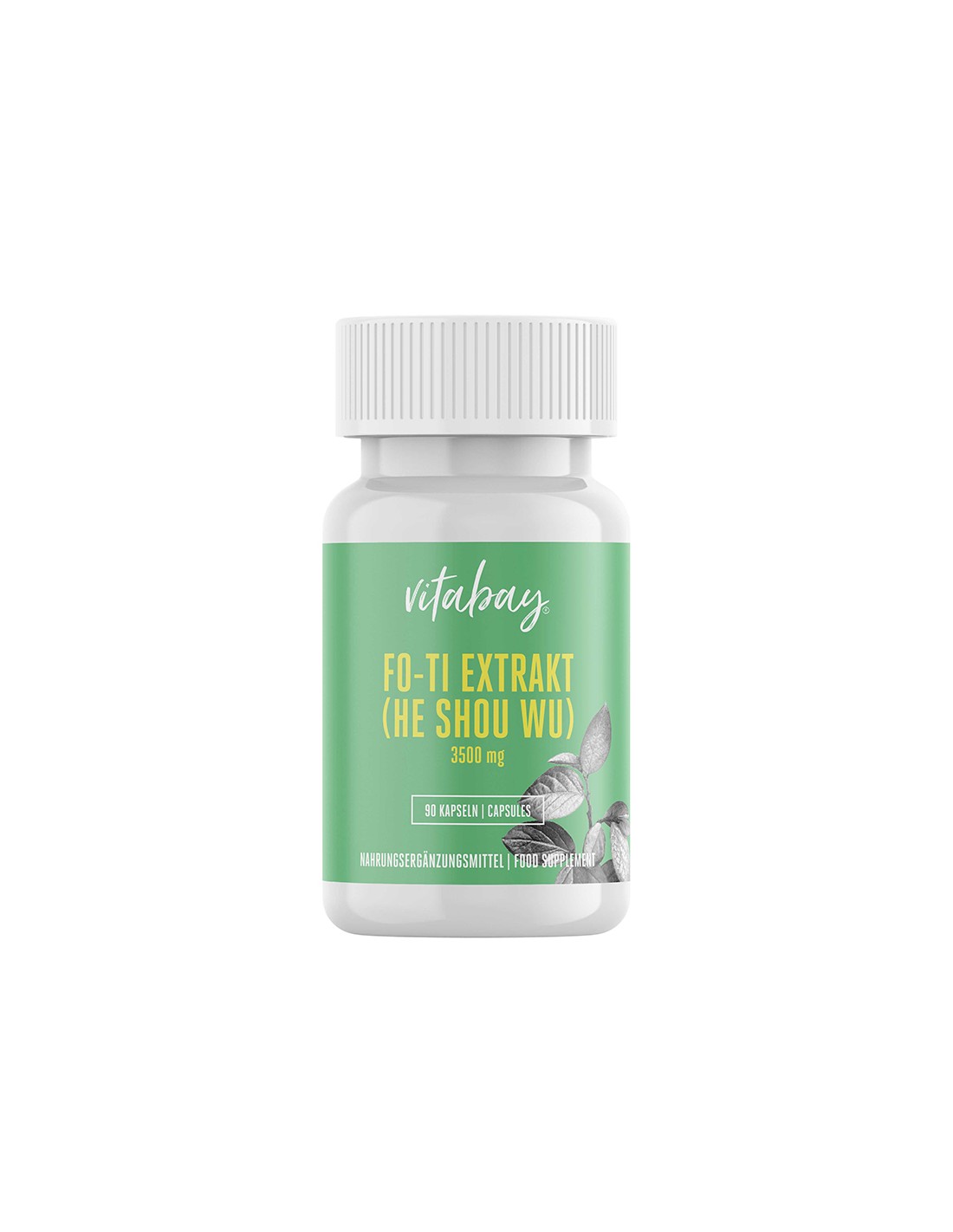 Adaptogen – Fo-Ti-Extrakt (He Shou Wu), 3500 mg x 90 Kapseln