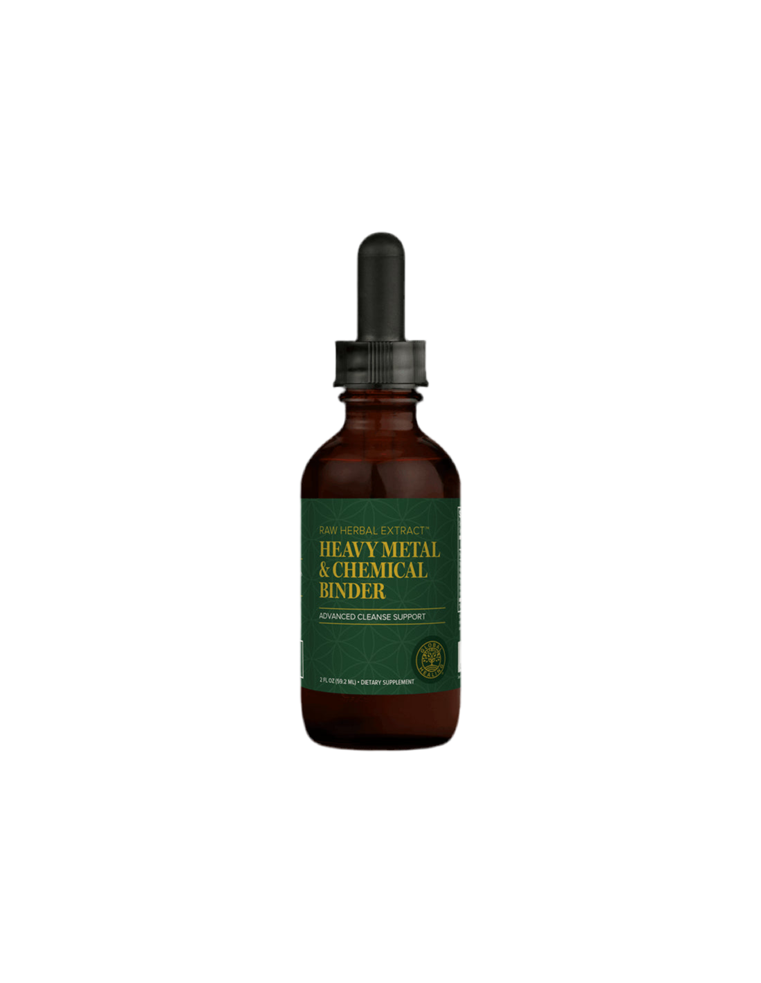 Schwermetall- und chemische Reinigung/Entgiftung mit Kräutern, Heilpilzen und Aktivkohle, 59,2 ml Global Healing