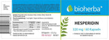 Hesperidin 320 mg – 60 Kapseln