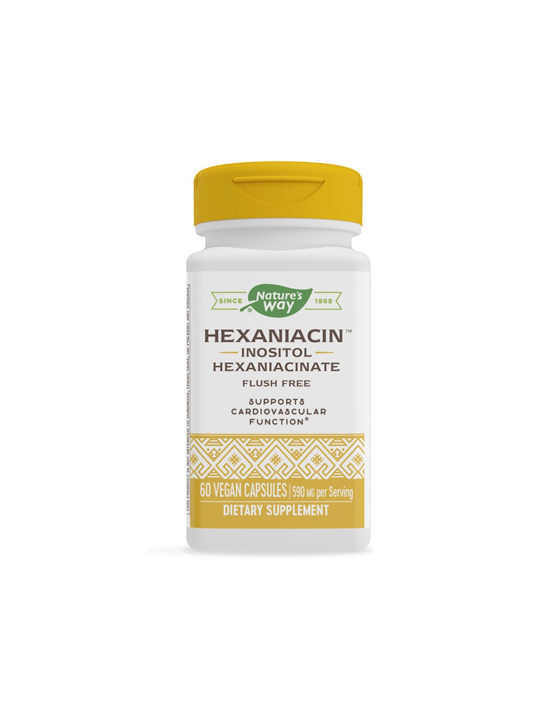 Hexaniacin™ Inositol Hexaniacinate Flush Free – Hexaniacin (Inositolhexanicotinat), 60 Kapseln Nature's Way