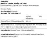 Hibiskusblüte 400 mg 60 Kapseln
