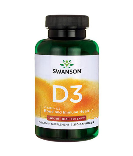 Hochwirksames Vitamin D3 1000 IE – 250 Kapseln