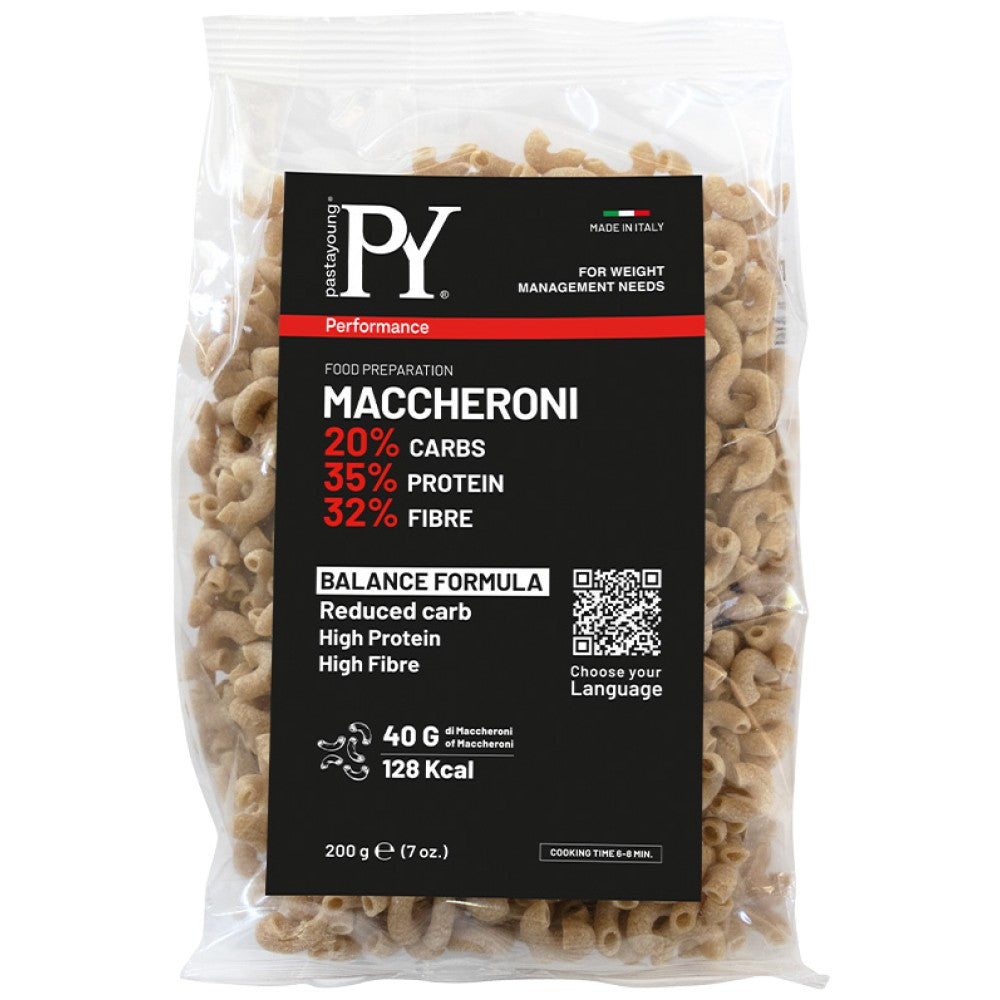 Hoher Proteingehalt von 35 % – reduzierte Kohlenhydrate | Maccheroni - 200 Gramm