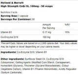 Hochwirksames CoQ-10 100 mg – 30 Kapseln