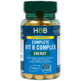 Hohe Festigkeit | Kompletter Vit B-Komplex – 120 Tabletten