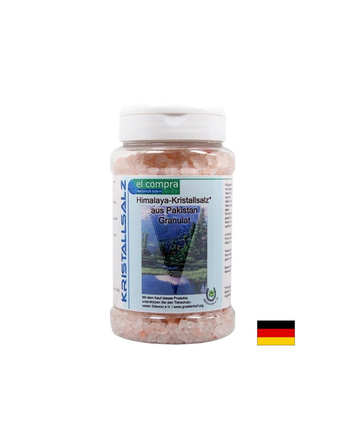 Himalaya Kristallsalz aus Pakistan Granulat - Himalaya Salz aus Pakistan, 550 g große Kristalle El Compra