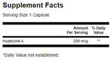 Huperzine A 200 µg – 30 Kapseln