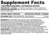 Hyaluron-Kappen | Hyaluronsäure 335 mg – 60 Kapseln