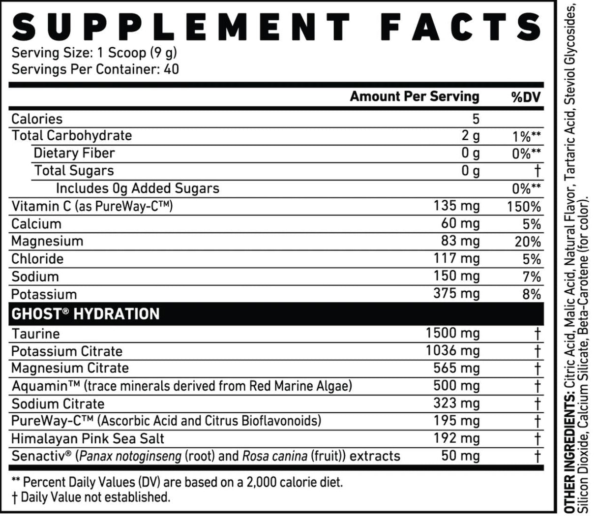 Hydration Electrolytes+ – 360 Gramm
