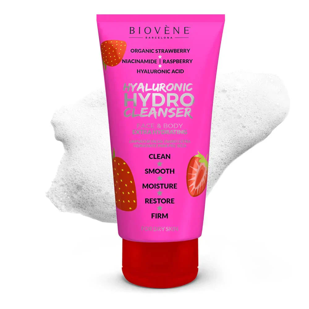 Hydro Cleanser HA – Feuchtigkeitsspendendes Waschgel für Gesicht und Körper mit Hyaluronsäure, 200 ml