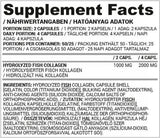 Hydrolysiertes Fischkollagen 500 mg | Für Frauen bestimmt – 100 Kapseln
