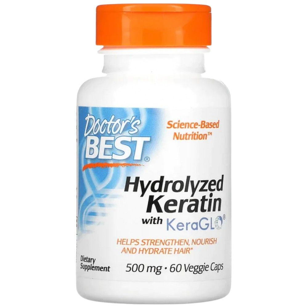 Hydrolysiertes Keratin 500 mg | mit KeraGLO® - 60 Kapseln
