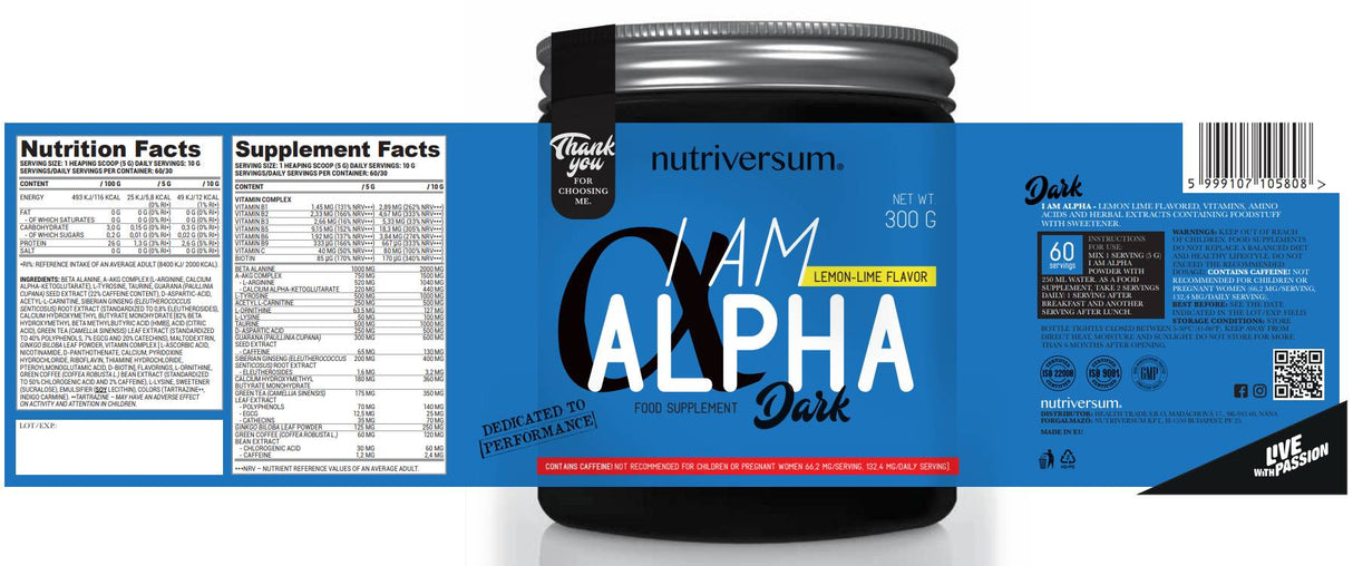 Ich bin Alpha | All-Day Domination – 300 Gramm