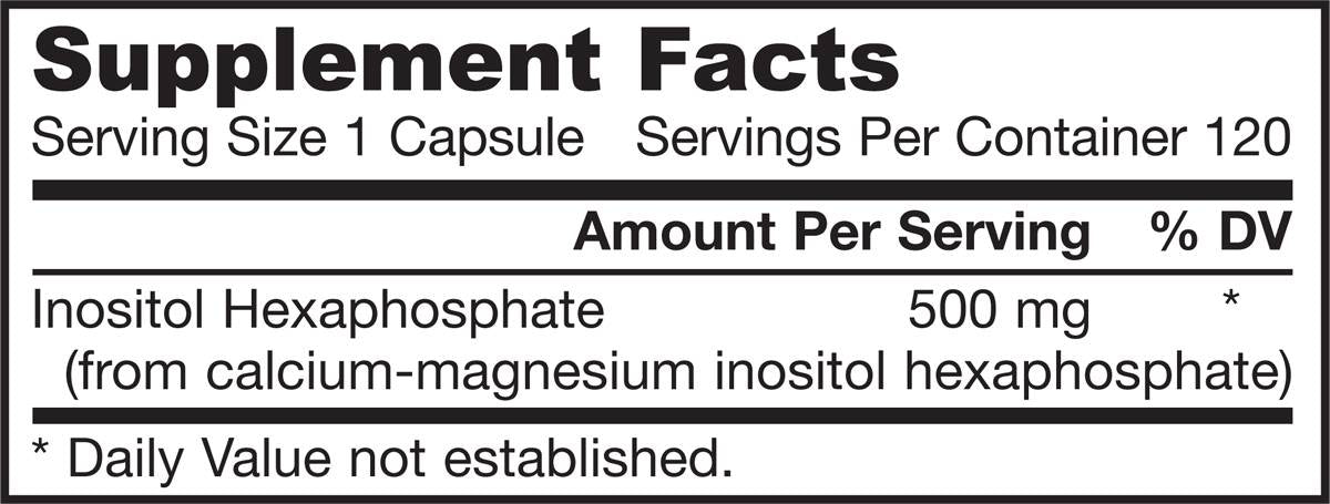 IP6 (Inositolhexaphosphat) 500 mg – 120 Kapseln
