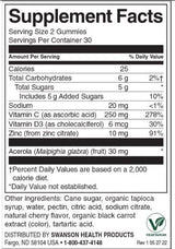 Immune Boost Gummies mit Acerola, Zink und Vitamin C & D | Kirsche – 60 Kautabletten