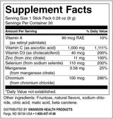 Immununterstützung mit C plus Vitamin D und Zink | Zitrusgeschmack 30 Packungen