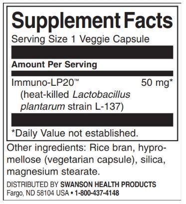 Immunobiotic Immuno-LP20 50 mg – 30 Kapseln