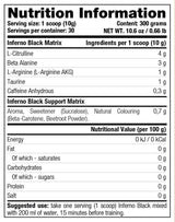 Inferno Black/Pre-Workout – 300 Gramm