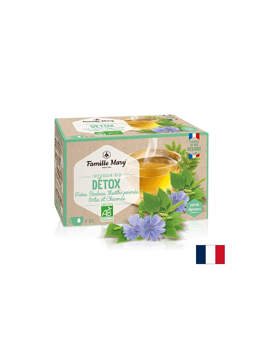 Aufguss Bio Detox/Tee zur Entgiftung, 20 Filterbeutel