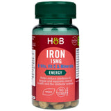 Eisen 15 mg | Mit Vitaminen und Mineralien – 90 Tabletten