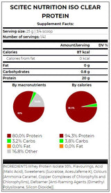 Iso Clear Protein – 1,025 kg