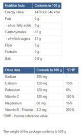 Isotonisches Getränk Instant - 500 Gramm
