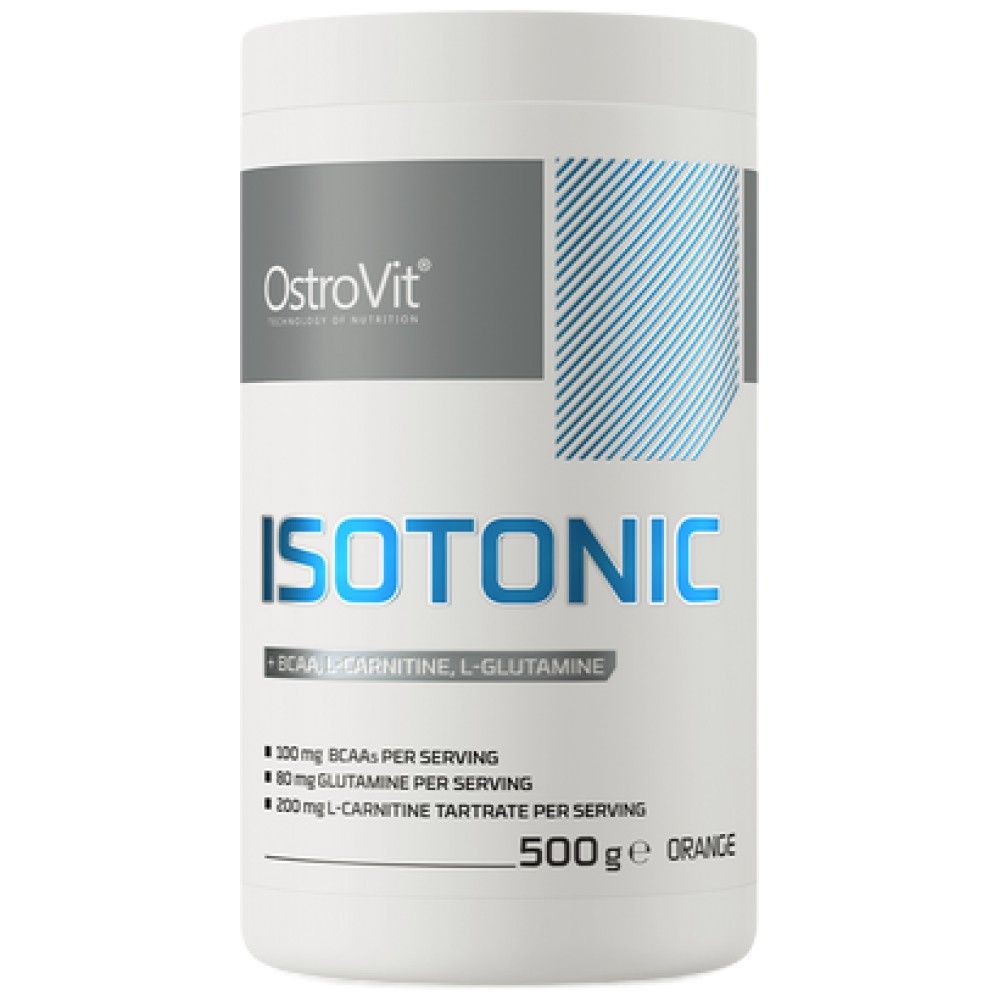 Isotonisches Pulver + BCAA, L-Carnitin, L-Glutamin – 500 Gramm