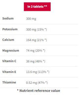 Isotonische Sportausdauer | Brausetabletten – 20 lösliche Tabletten