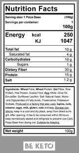 Italienischer Keto-Pizzaboden – 180 Gramm