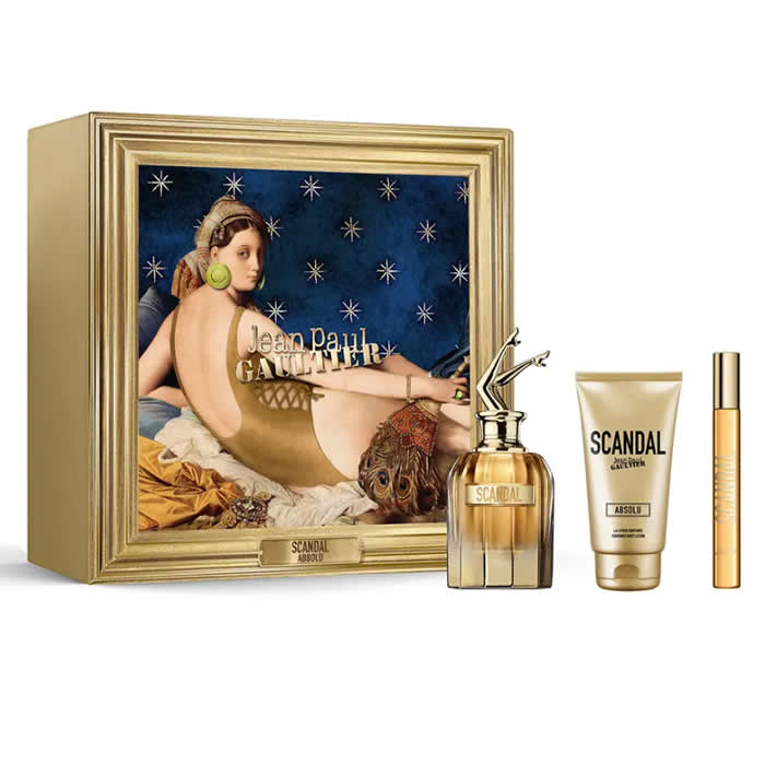 <tc>JEAN PAUL GAULTIER</tc> Scandal Absolu Parfum Konzentrat Spray 80ml Set 3-teilig