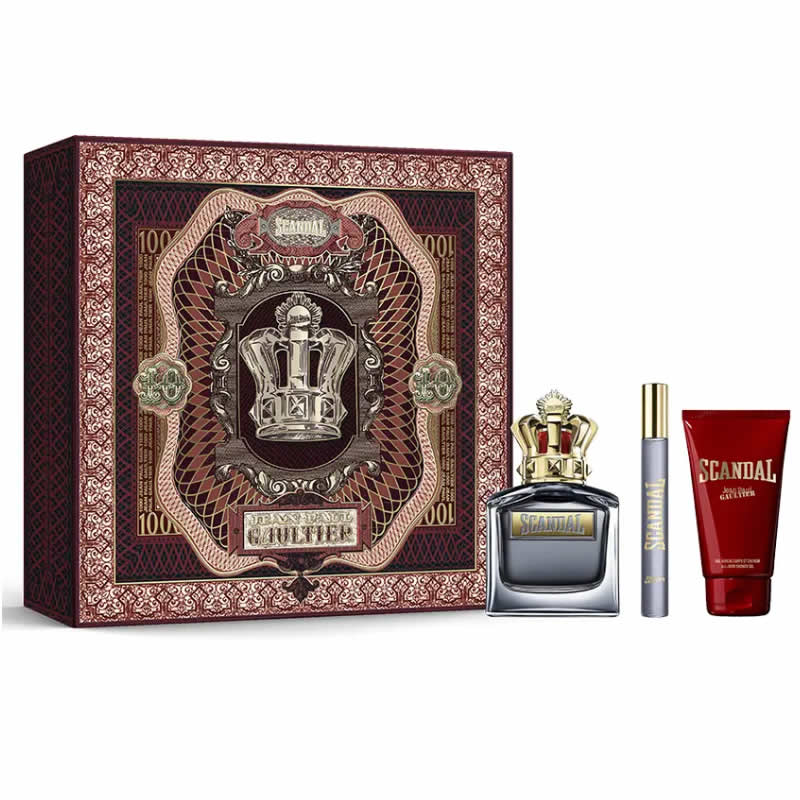 <tc>JEAN PAUL GAULTIER</tc> Scandal For Him Eau de Toilette Spray 100ml Set 3-teilig