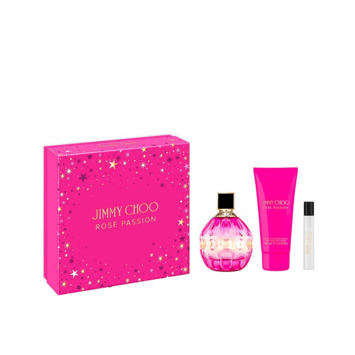 <tc>JIMMY CHOO</tc> Rose Passion Eau de Parfum Spray 100ml Set 3-teilig