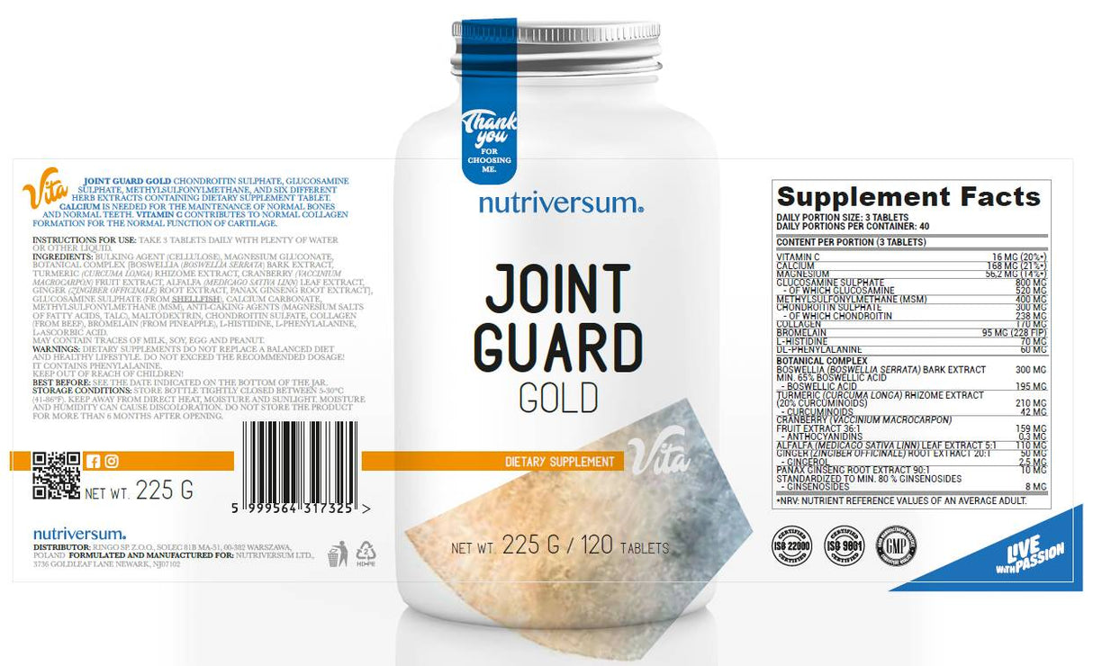 Joint Guard Gold – 120 Tabletten