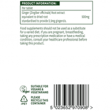 Ingwerwurzel 500 mg 90 Tabletten NaturesAid