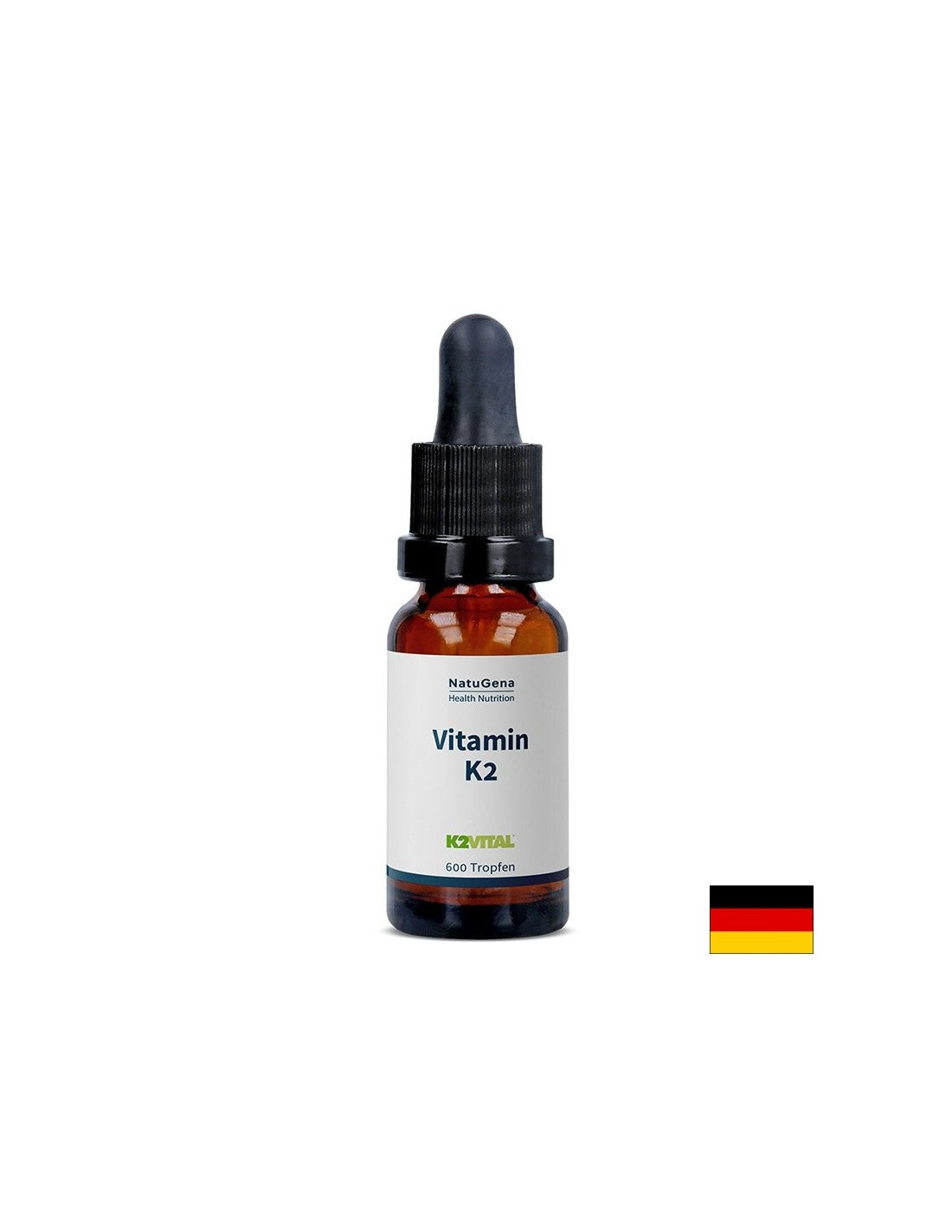 Vitamin K2 (Menachinon MK-7) – Knochengesundheit und Kalziumgleichgewicht, 20 ml Tropfen, 75 Dosen