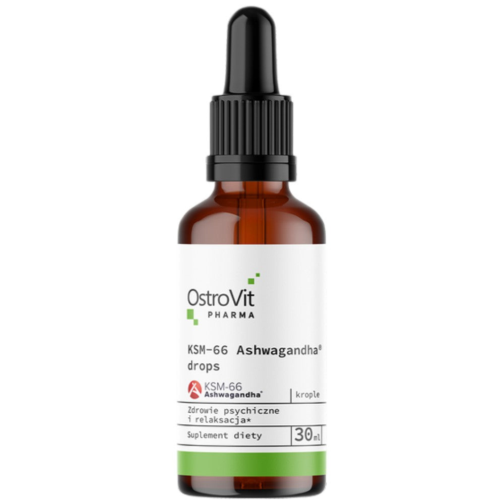 KSM-66 Ashwagandha-Tropfen | Ashwagandha-Wurzelextrakt 30 ml