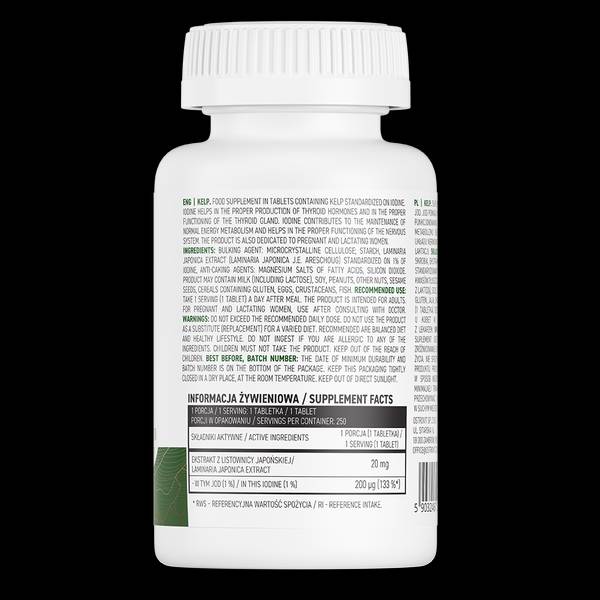 Seetang 200 µg | Natürliche Jodquelle 250 Tabletten