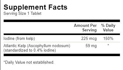 Seetang /Jodquelle/ 225mcg./250 Tabs. - 0