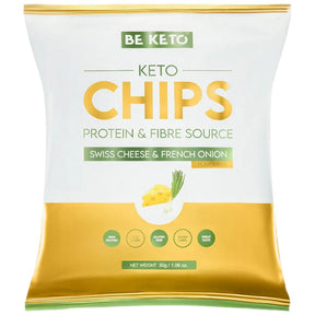 Keto Chips | Swiss Cheese & French Onion - 30 grams - Nutra Best Europe