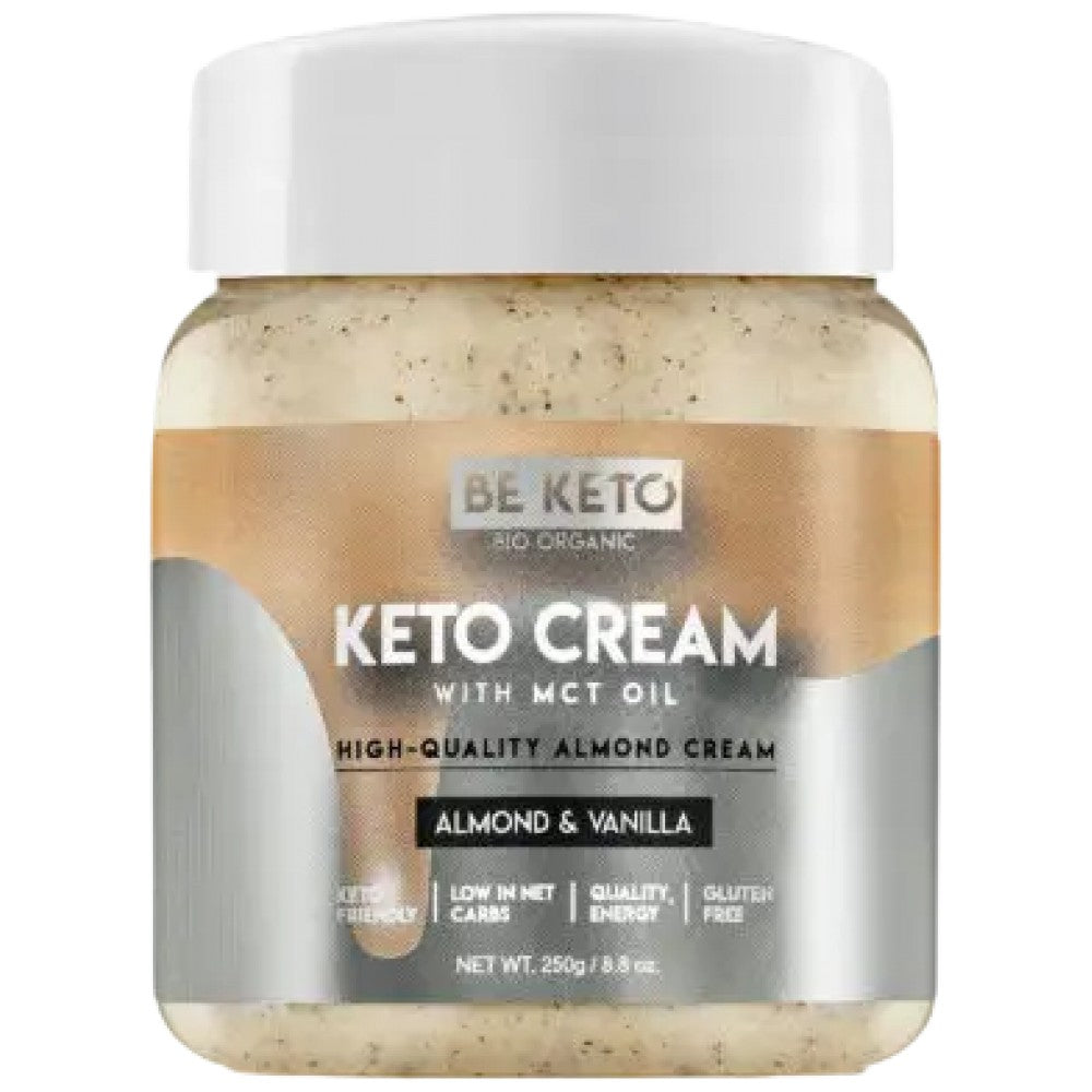 Keto-Creme | Mandel & Vanille + MCT – 250 Gramm