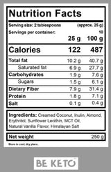 Keto-Creme | Mandel & Vanille + MCT – 250 Gramm